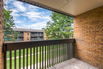 Private balcony or patio